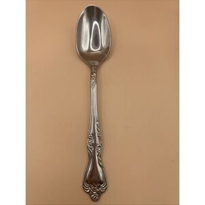 ONEIDA‎ Stainless AZALEA SOUP SPOON 7 1/2" Glossy Flatware Used